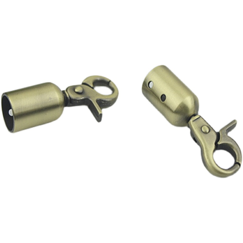 箱包手袋五金配件 手挽吊鐘狗扣淺金色古掃色 包帶五金配件