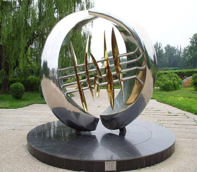 戶外陳美藝術景觀雕塑 創意不銹鋼景觀擺件 -精品 藝術